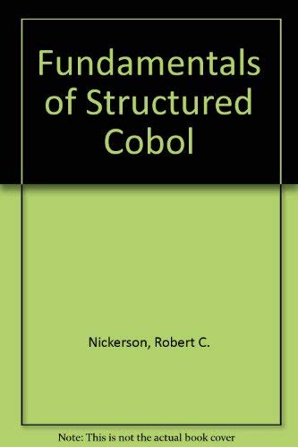 Fundamentals of Structured COBOL