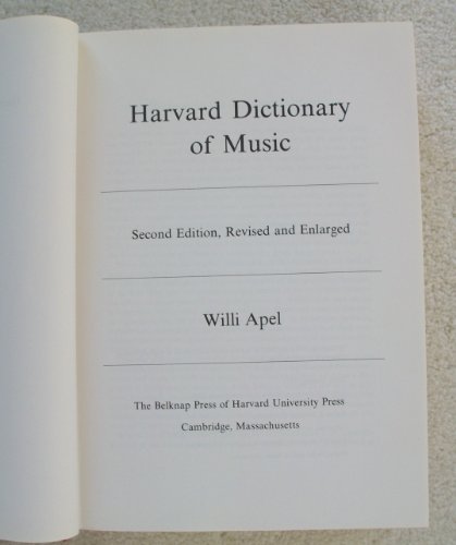Harvard Dictionary of Music