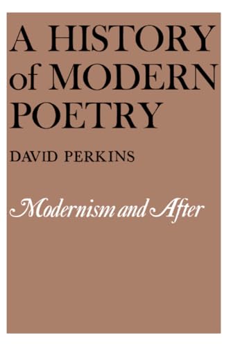 A History of Modern Poetry