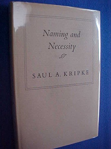 Naming & Necessity (Cloth)