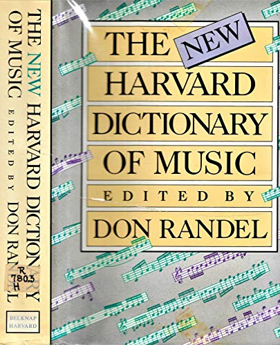 The New Harvard Dictionary of Music