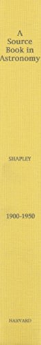 Source Book in Astronomy, 1900-1950