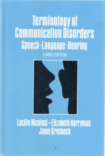 Terminology of Communication Disorders