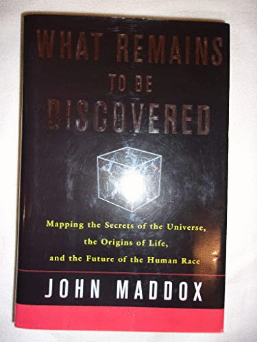 What Remains to be Discovered