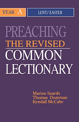 Preaching the Revised Common Lectionary
