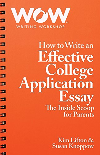 How to Write an Effective College Application Essay
