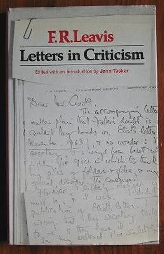 Letters in Criticism