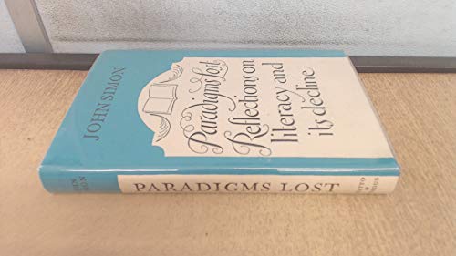 Paradigms Lost