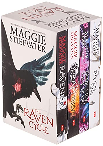 The Raven Cycle Series 4 Books Collection Box Set by Maggie Stiefvater (The Raven King, Blue Lily Lily Blue, The Dream Thieves, The Raven Boys)