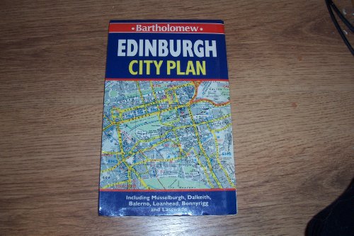 Edinburgh City Plan Colour Street Map