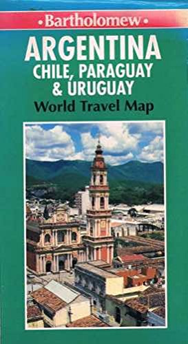 Argentina, Chile, Paraguay and Uruguay Map