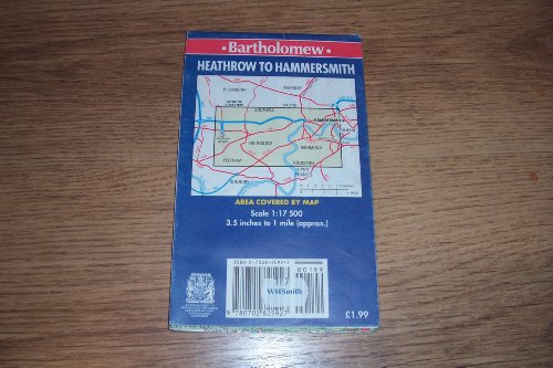 Heathrow to Hammersmith Streetfinder Colour Map