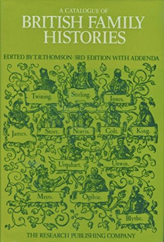 Catalogue of British Family Histories