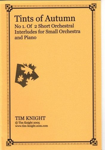 Tim Knight-Tints Of Autumn-Orchestra