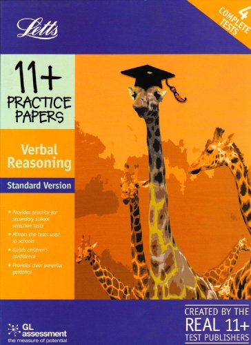 11+ Practice Papers,Standard Verbal Reasoning Pack