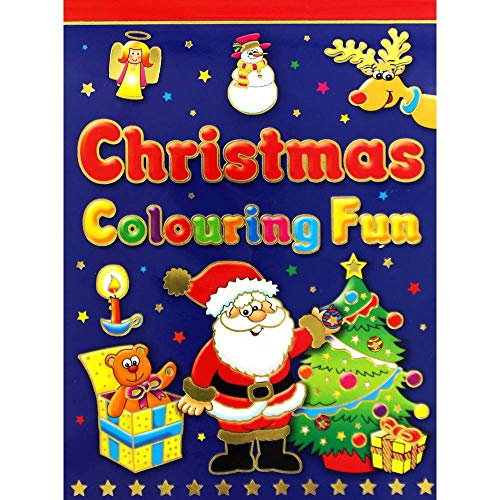 Brown Watson Mini Christmas Colouring Fun Book - Large Print - Stocking Filler - CF7