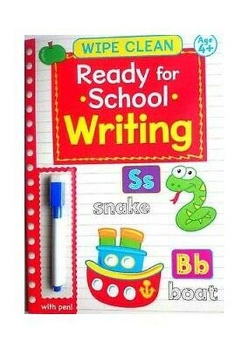 Brown Watson Wipe Clean Ready for School - Writing with Pen A4