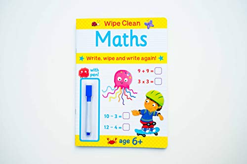 Brown Watson Wipe Clean Maths - Age 6 Plus