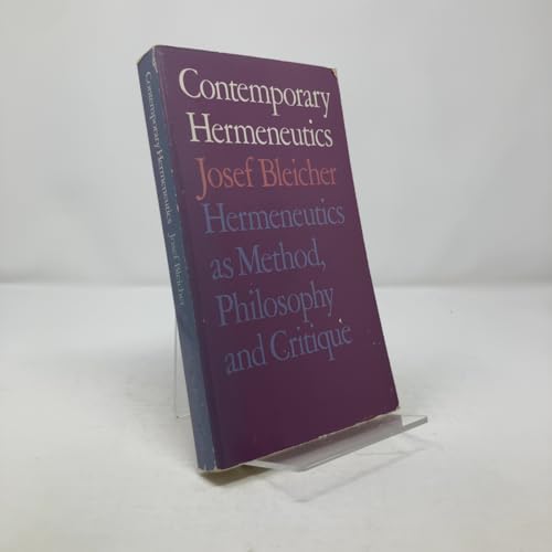 Contemporary Hermeneutics