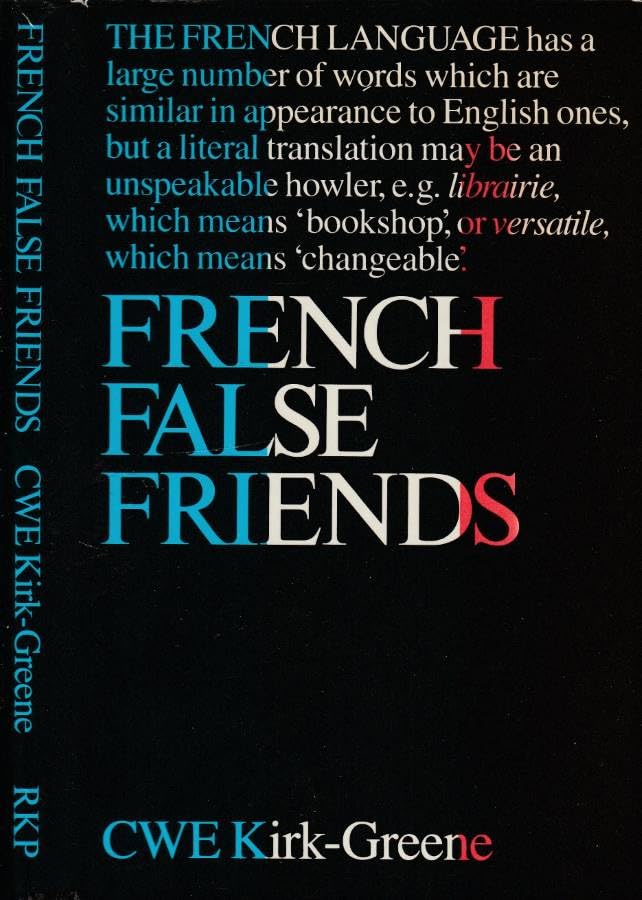 French False Friends
