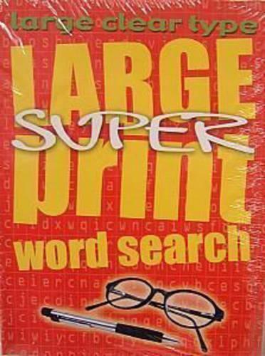 Large Super Print Word Search