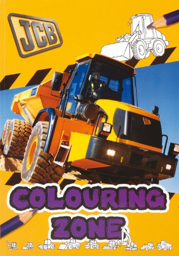 JCB Real Machines Colouring Book (Green)
