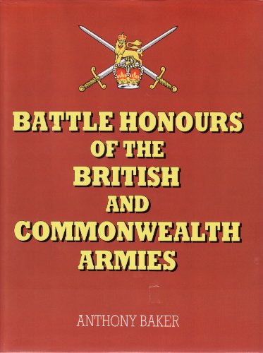 Battle Honours of the British and Commonwealth Armies
