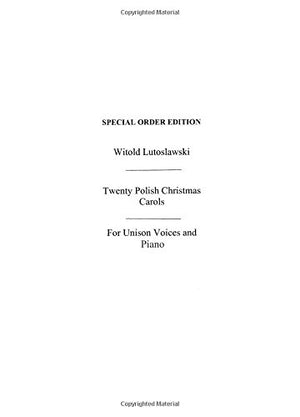 Twenty Polish Christmas Carols