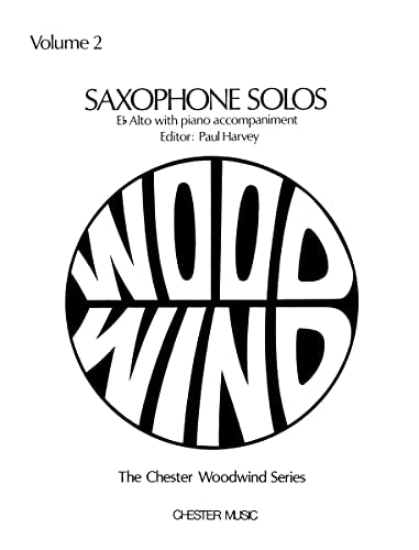 Saxophone Solos Volume 2 E Flat Alto Saxophone