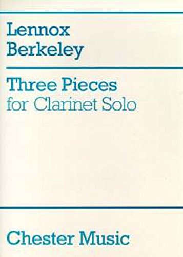 Three Pieces For Clarinet Solo