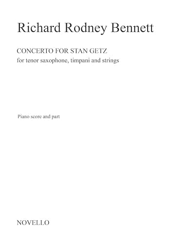 Concerto For Stan Getz (Saxophone/Piano)