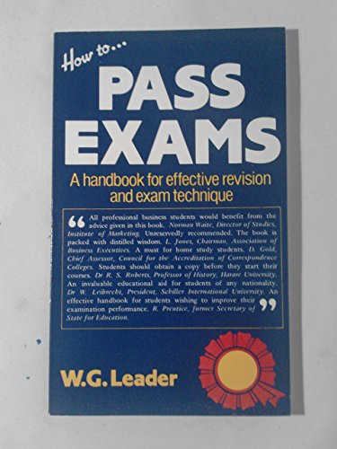 How to Pass Examinations
