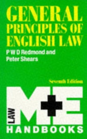 General Principles Of English Law 7e