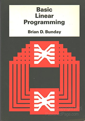 Basic Linear Programming