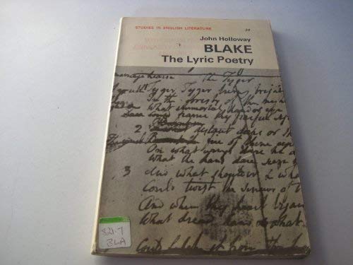 Blake's Lyric Poetry