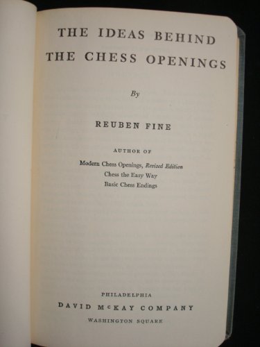 Ideas Behind the Chess Openings