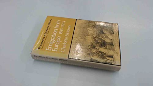 Emigration from Europe, 1815-1914