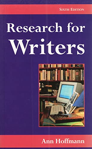 Research for Writers