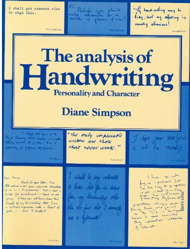 The Analysis of Handwriting