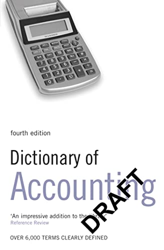 Dictionary of Accounting