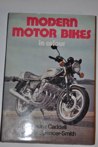 Modern motor bikes in colour