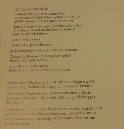The Cat in Ancient Egypt