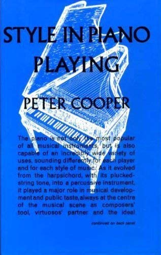 Style in Piano Playing
