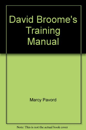 David Broome's Training Manual