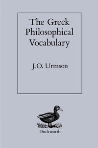 The Greek Philosophical Vocabulary 