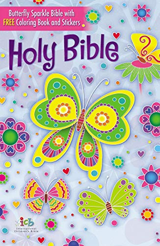 The ICB, Butterfly Sparkle Bible, Hardcover