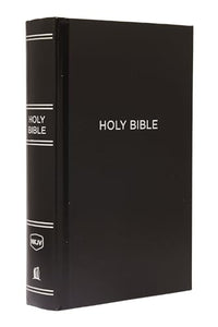 NKJV, Pew Bible, Large Print, Hardcover, Black, Red Letter, Comfort Print 