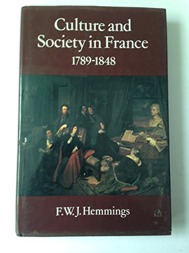 Culture and Society in France, 1789-1848