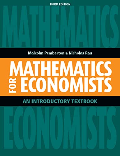 Mathematics for Economists