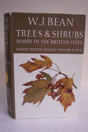 Trees and Shrubs Hardy in the British Isles